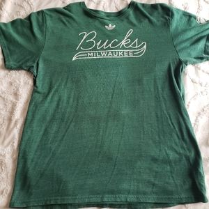 Adidas Milwuakee Bucks Heather Tee